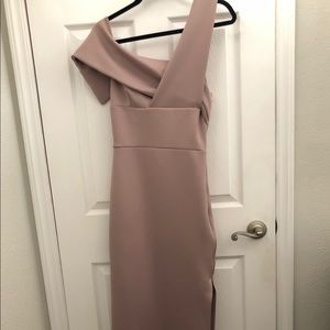 ASOS Scuba One Shoulder Maxi Dress